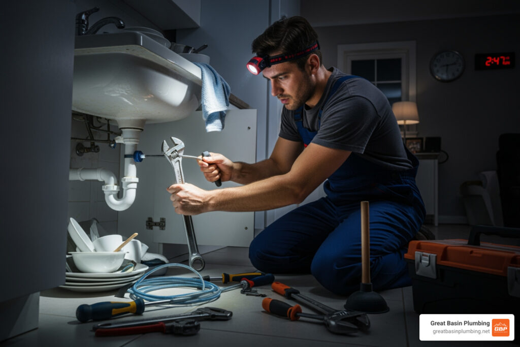 after hours drain cleaning