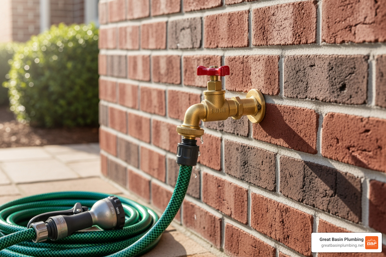 drilling through exterior wall for outdoor faucet hole saw