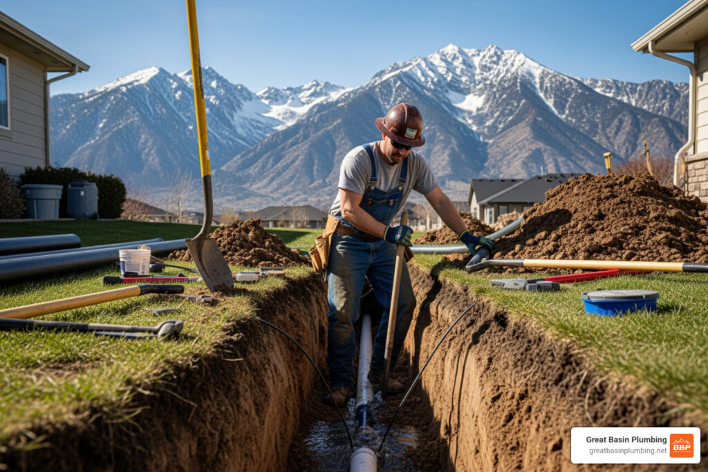 Main water line repair Utah