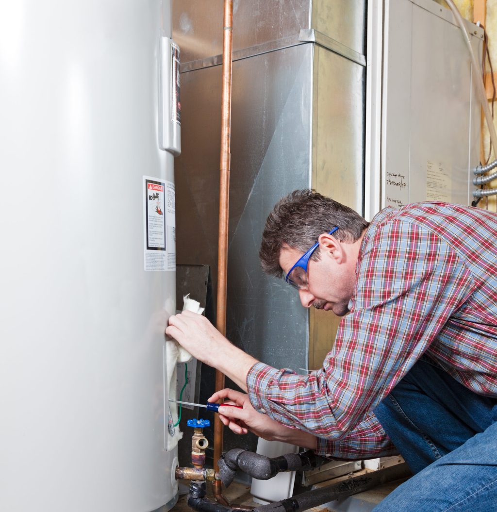 Water,Heater,Maintenance water heater getting repaired