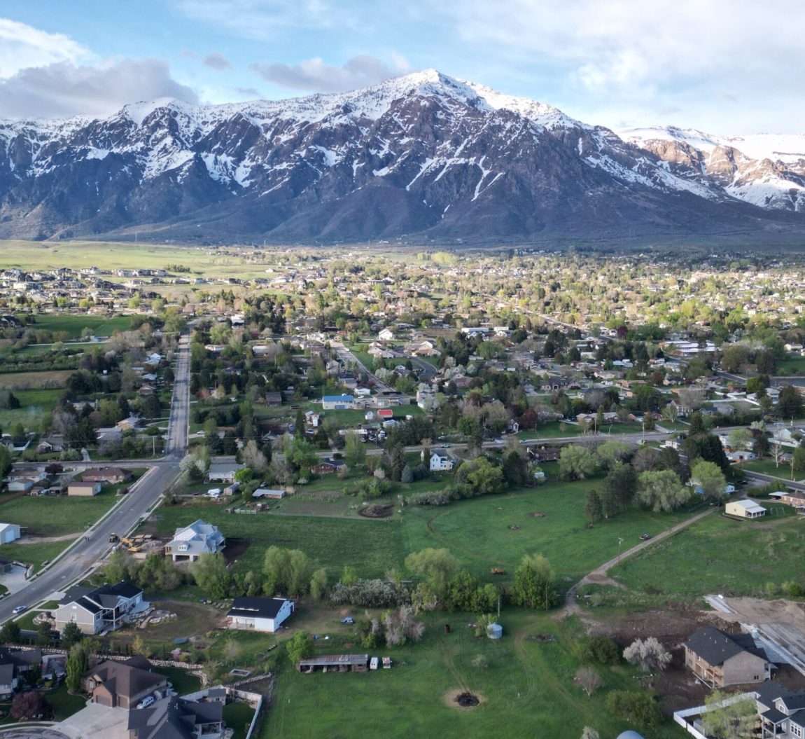 Ben,Lomond,Pleasant,View,Utah,In,The,Spring,Aerial utah